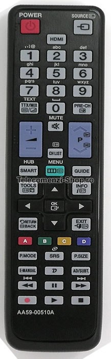 Telecomanda AA59-00510A, Samsung LCD, UE46D5720RS, cod 1765