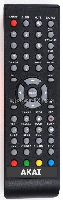Telecomanda AKAI, LCD TV, LT1909AB, model inlocuitor
